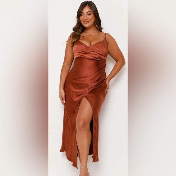 billy j Dresses & Skirts - Elsa Midi Dress - Rust AU 14/ US 10